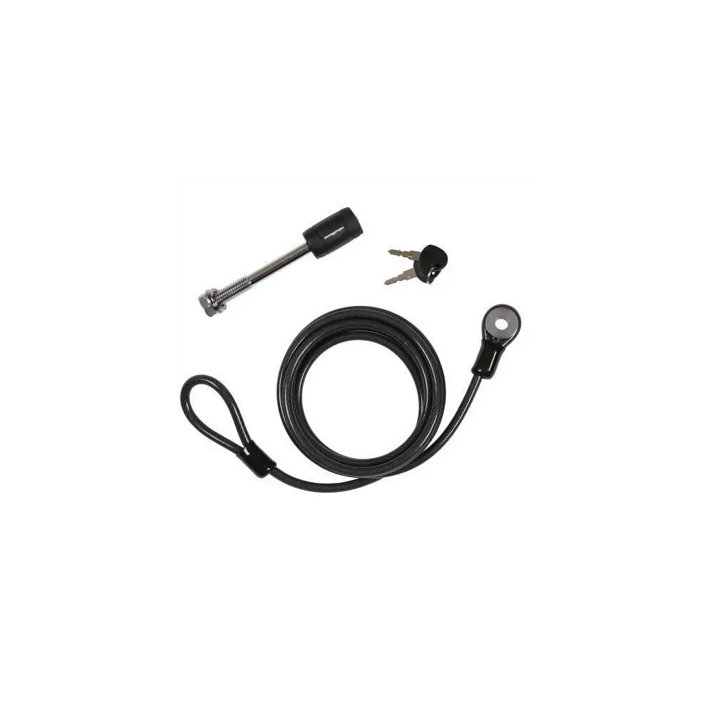 Bike Rack Accessory - 1/2" Cable & Hitch Lock Kit, for 1-1/4" & 2" receivers - 64031